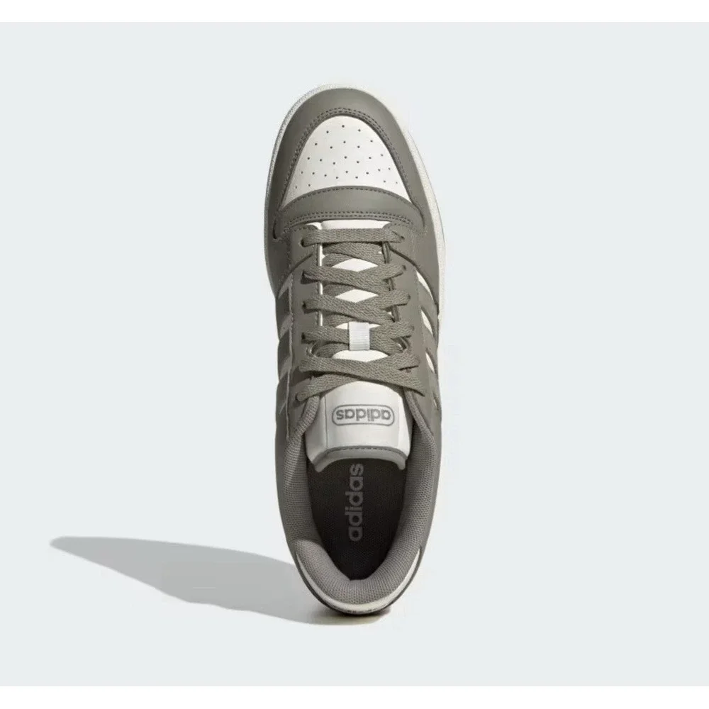 adidas Break Start Silver Pebble/Chalk White Men's Sneakers New W/ Box - IH7966